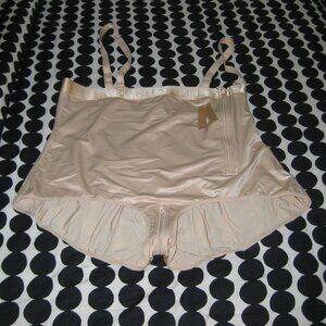 NWT SHAPELLX AirSlim Butt-Lifting High Waist Panty Beige Size 6 X